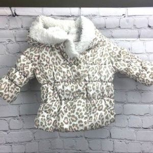 Carters Baby Girl Winter Coat Sz 12mo Hooded
